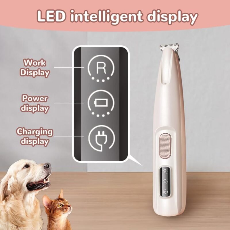 Dog Paw Trimmer with LED Light