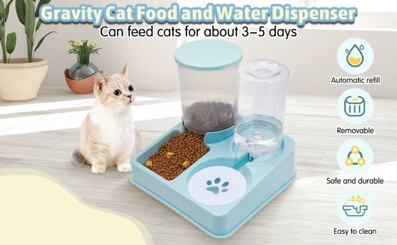 Pet feeder and water